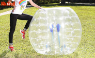 big zorb ball with persons inside